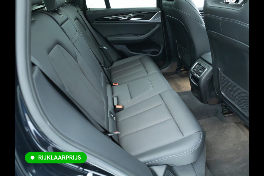BMW iX3 M-Sport High Executive 80 kWh | Pano | Leder | Led | Shadowline | Stoelverwarming | Camera | Carbon black metallic, 460 km WLTP