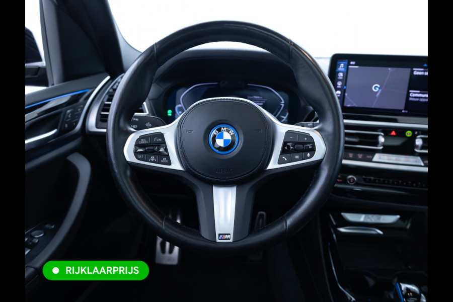 BMW iX3 M-Sport High Executive 80 kWh | Pano | Leder | Led | Shadowline | Stoelverwarming | Camera | Carbon black metallic, 460 km WLTP