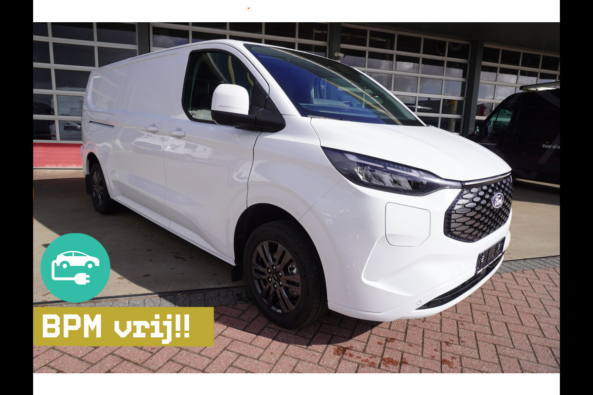 Ford E-Transit Cust. 320L L2H1 Limited 65 kWh 160KW/218PK Automaat met POWERPACK Nr. V044 | Airco | Cruise | Apple CP- Android auto | Trekhaak