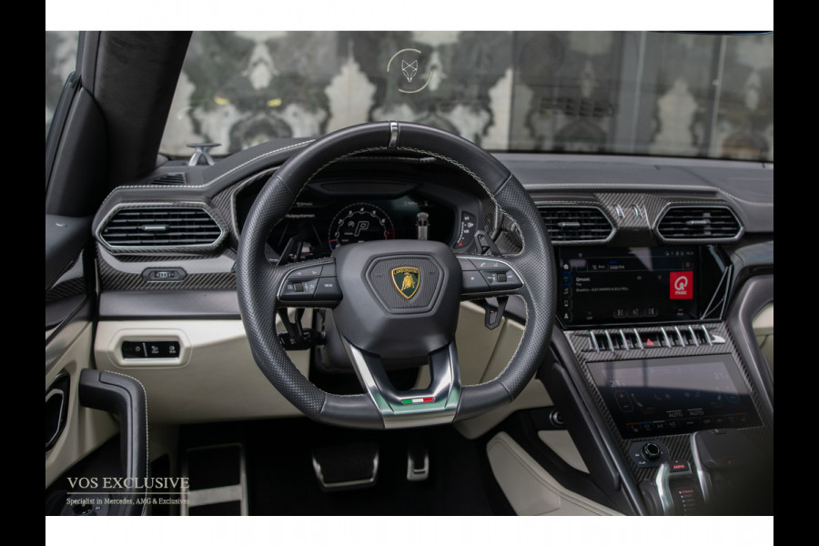 Lamborghini Urus 4.0 V8 BTW Full Carbon in- & exterieur|B&O Advanced 3D|ANIMA|Ceramic|Massage|Keyless|HUD|23"|Pano|Softclose