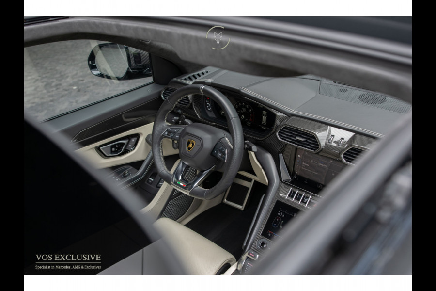 Lamborghini Urus 4.0 V8 BTW Full Carbon in- & exterieur|B&O Advanced 3D|ANIMA|Ceramic|Massage|Keyless|HUD|23"|Pano|Softclose