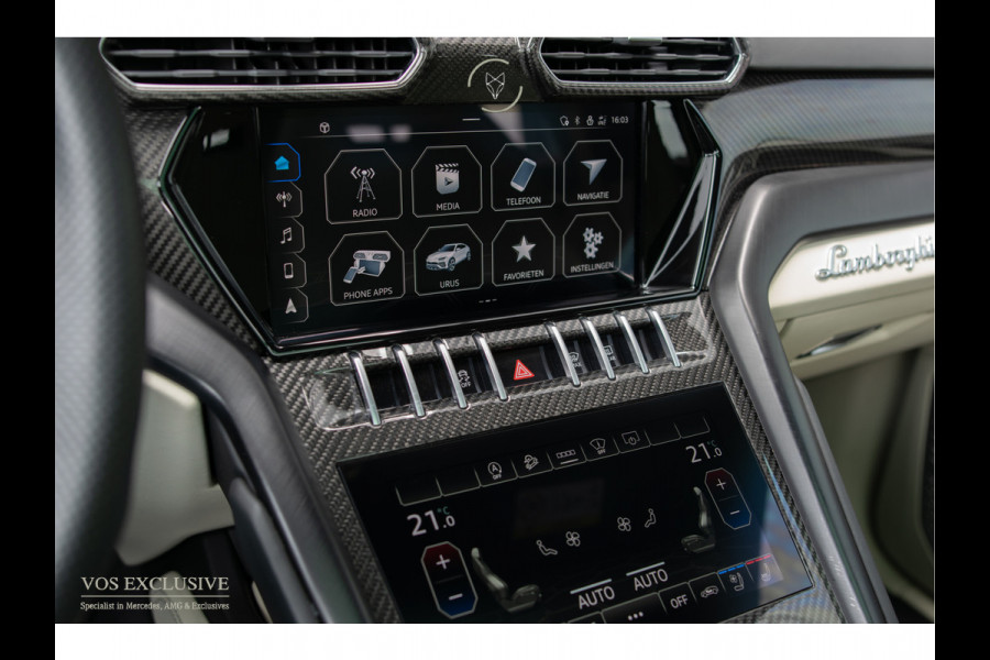 Lamborghini Urus 4.0 V8 BTW Full Carbon in- & exterieur|B&O Advanced 3D|ANIMA|Ceramic|Massage|Keyless|HUD|23"|Pano|Softclose