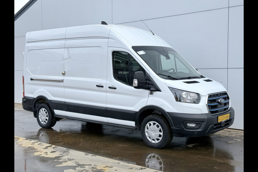 Ford E-Transit 68kWh 184PK L3H3 317km WLTP 96% (SOH) BEV Snelladen Camera Cruise control Climate control Carplay Navigatie Laadkabel Parkeersensoren