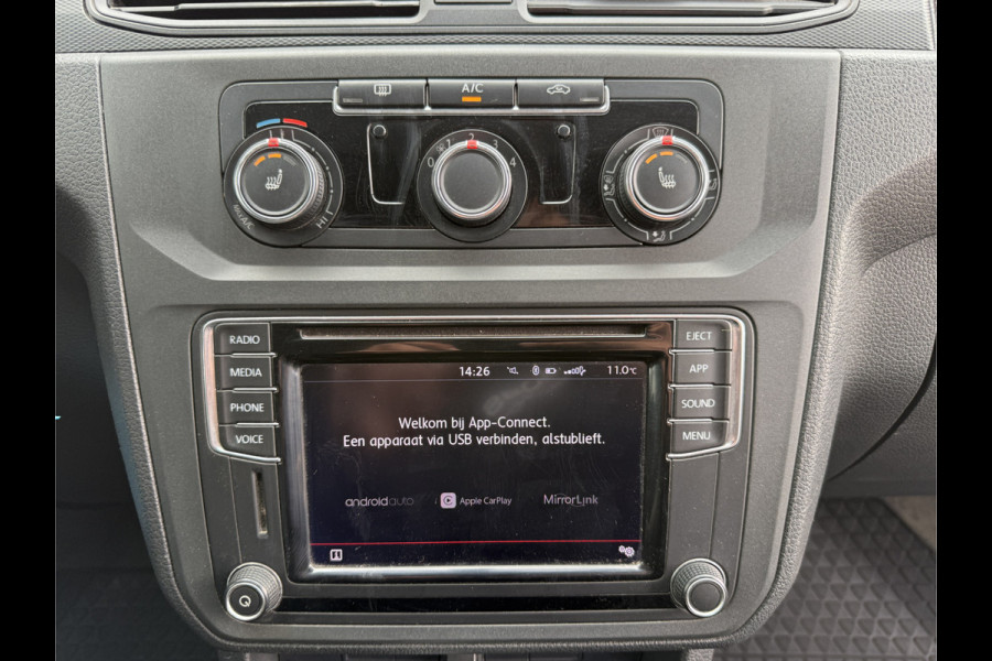 Volkswagen E-Caddy 37kWh 113PK L2 Elektrisch Caddy ABT Maxi 37,3kWh 159km WLTP Snelladen Trekhaak Airco Stoelverwarming Carplay Parkeersensoren