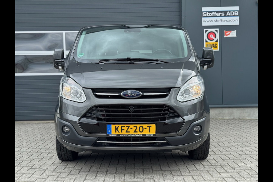 Ford Tourneo Custom 2.0 TDCI 131pk L2H1 Titanium | INCL. BTW en BPM | 9-PERS | L+R SCHUIF | Leder | Navi | Camera | Trekhaak