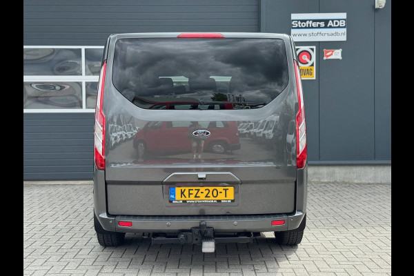 Ford Tourneo Custom 2.0 TDCI 131pk L2H1 Titanium | INCL. BTW en BPM | 9-PERS | L+R SCHUIF | Leder | Navi | Camera | Trekhaak