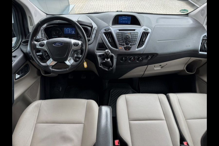 Ford Tourneo Custom 2.0 TDCI 131pk L2H1 Titanium | INCL. BTW en BPM | 9-PERS | L+R SCHUIF | Leder | Navi | Camera | Trekhaak