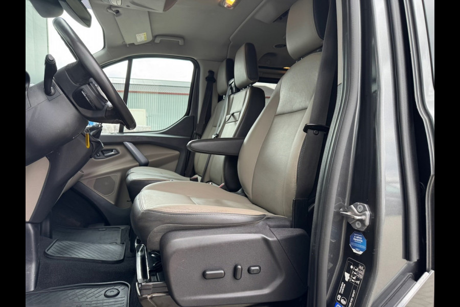 Ford Tourneo Custom 2.0 TDCI 131pk L2H1 Titanium | INCL. BTW en BPM | 9-PERS | L+R SCHUIF | Leder | Navi | Camera | Trekhaak