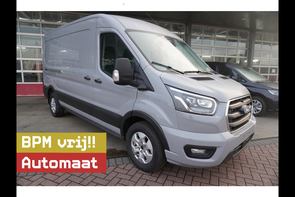 Ford Transit 350L 2.0 TDCI 165PK L3H2 Limited Automaat Schuifdeur L+R Nr. V106 | Airco | Adap.Cruise | Navi | Camera