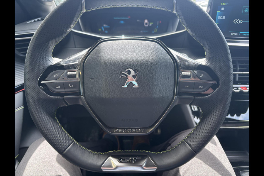 Peugeot e-208 EV GT 50 kWh | 7800 KM | Stoelverwarming | Adaptive Cruise | Dodehoeksensoren | LM Winterset