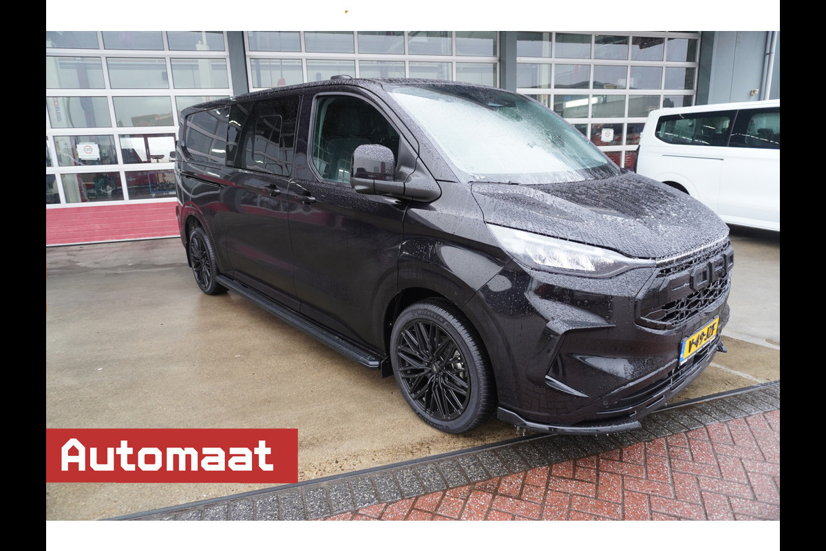 Ford Transit Custom 320L 2.0 TDCI 170PK L2H1 Limited DubbelCabine Automaat Nr. V094 | Elektrische Schuifdeur L+R | Airco | Adap.Cruise | Navi | 360 Camera/20 inch LM velgen enz enz DEMO