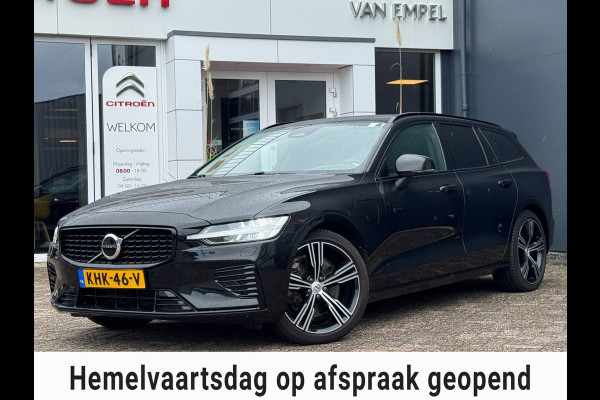 Volvo V60 2.0 T6 Plug-in hybrid AWD Ultimate Dark Long Range | Trekhaak | 100% SOH | Leder + Memory | Winter Pack
