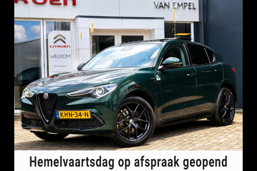 Alfa Romeo Stelvio 2.0 T AWD Veloce | Schuif-Kantel Dak | Trekhaak | Performance Pack | Leder + Memory | Harman Kardon