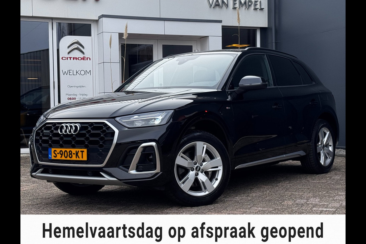 Audi Q5 55 TFSI e S edition Competition 367 PK | 2x S-Line | 98,3 % SOH | Elek. Stoelen | Stoelverwarming | Adaptive Cruise |