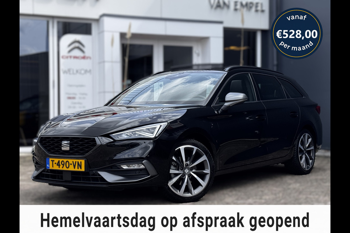 Seat Leon Sportstourer 1.5 eTSI FR Business Intense 150 PK | Schuif-Kantel Dak | NL-Auto | Camera | Beats Audio | Virtual Cockpit