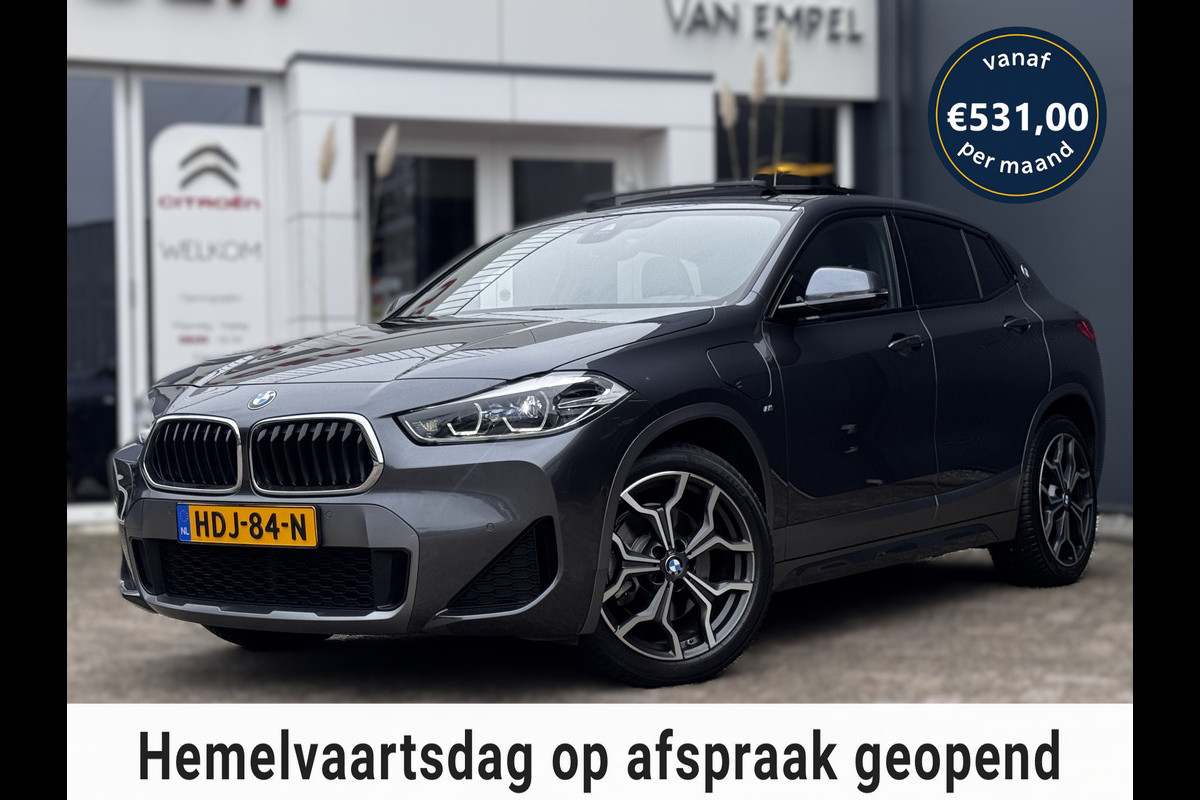 BMW X2 XDrive25e High Executive M-Pakket | Schuif-Kantel dak | Memory | Camera | Stoelverwarming | Elek. Achterklep