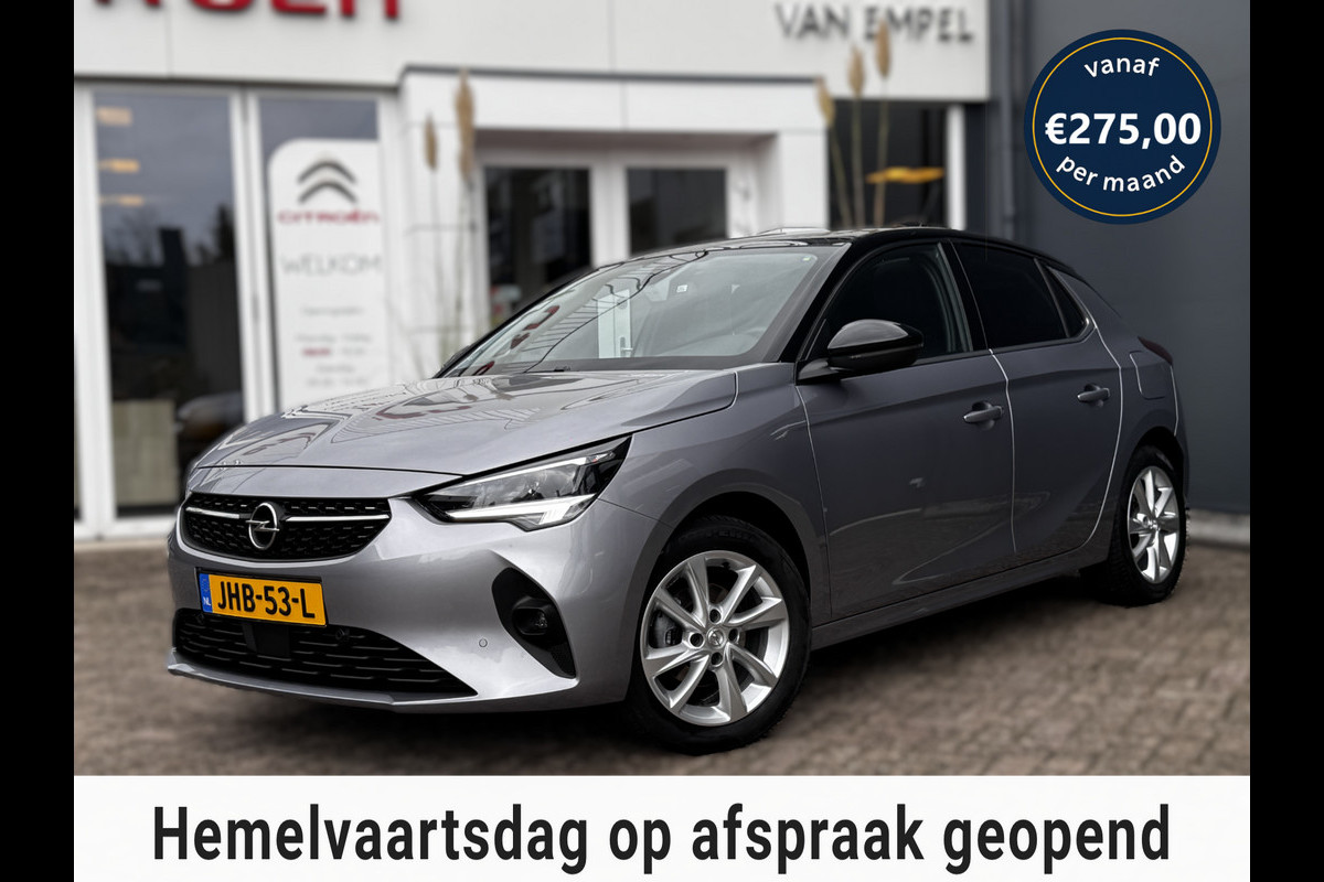 Opel Corsa 1.2 Elegance | Panoramadak | Camera | PDC Voor + Achter | Climate control | Stoel + Stuurverwarming