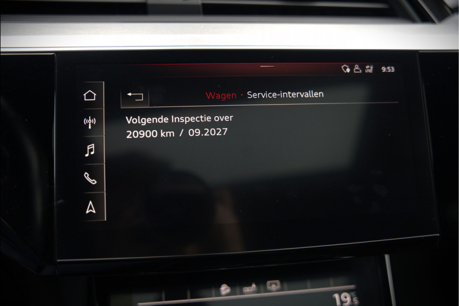 Audi e-tron e-tron 50 quattro Launch edition Black 71 kWh S-Line | Panoramadak | Stoelverwarming | Adaptive Cruise Control | Memory Seat | Parkeersensoren | Keyless | Apple Carplay | SOH 89,22%