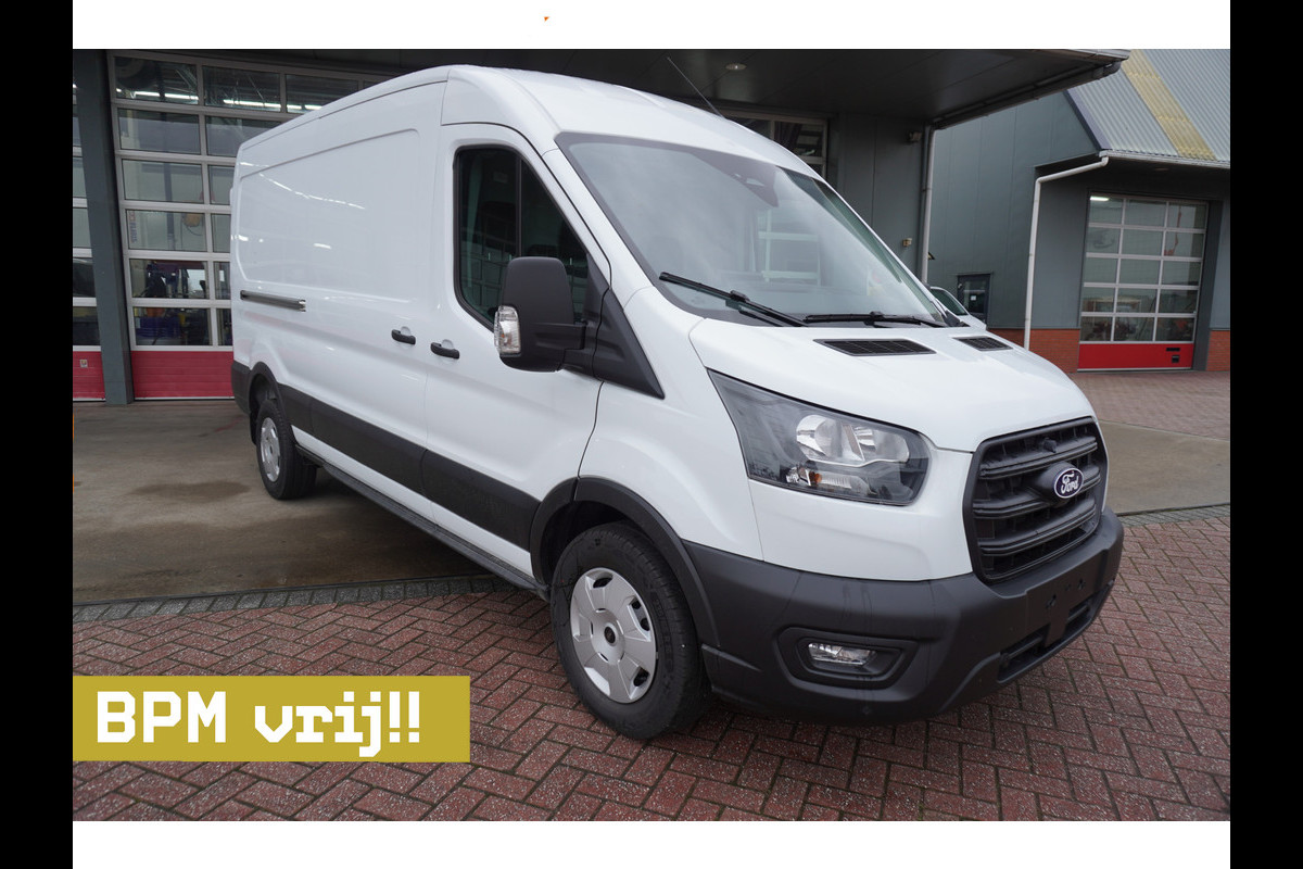 Ford Transit 350 2.0 TDCI 130PK L3H2 Trend Nr. V137 | Airco | Cruise | Trekhaak | Apple cp-Android auto