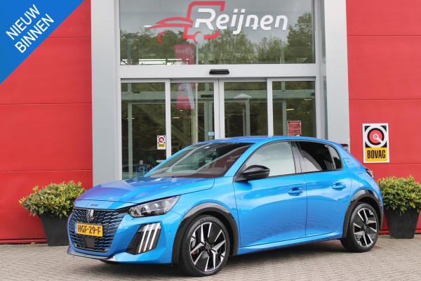 Peugeot 208 1.2 Hybrid 145PK AUTOMAAT GT | NAVIGATIE | DRAADLOZE APPLE CARPLAY/ANDROID AUTO | CAMERA VOOR + ACHTER | FULL LED KOPLAMPEN | LICHTMETALEN VELGEN 17" | DODEHOEK DETECTIE | DRAADLOZE TELEFOONLADER | KEYLESS ENTRY/START | DAB+ RADIO | ADAPTIVE CRUISE CONTROL |