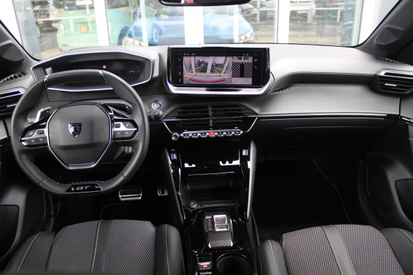 Peugeot 208 1.2 Hybrid 145PK AUTOMAAT GT | NAVIGATIE | DRAADLOZE APPLE CARPLAY/ANDROID AUTO | CAMERA VOOR + ACHTER | FULL LED KOPLAMPEN | LICHTMETALEN VELGEN 17" | DODEHOEK DETECTIE | DRAADLOZE TELEFOONLADER | KEYLESS ENTRY/START | DAB+ RADIO | ADAPTIVE CRUISE CONTROL |