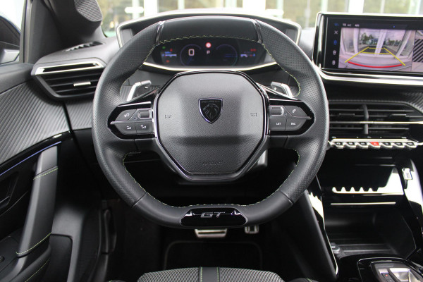 Peugeot 208 1.2 Hybrid 145PK AUTOMAAT GT | NAVIGATIE | DRAADLOZE APPLE CARPLAY/ANDROID AUTO | CAMERA VOOR + ACHTER | FULL LED KOPLAMPEN | LICHTMETALEN VELGEN 17" | DODEHOEK DETECTIE | DRAADLOZE TELEFOONLADER | KEYLESS ENTRY/START | DAB+ RADIO | ADAPTIVE CRUISE CONTROL |
