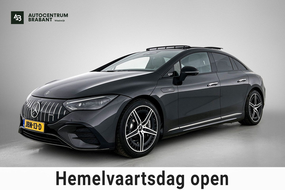 Mercedes-Benz EQE AMG 43 4MATIC 90 kWh(Goed OnderH, Panorama, 360 Camera, SfeerVerlichting, Massage Stoelen, StoelV, Lane A, Etc)