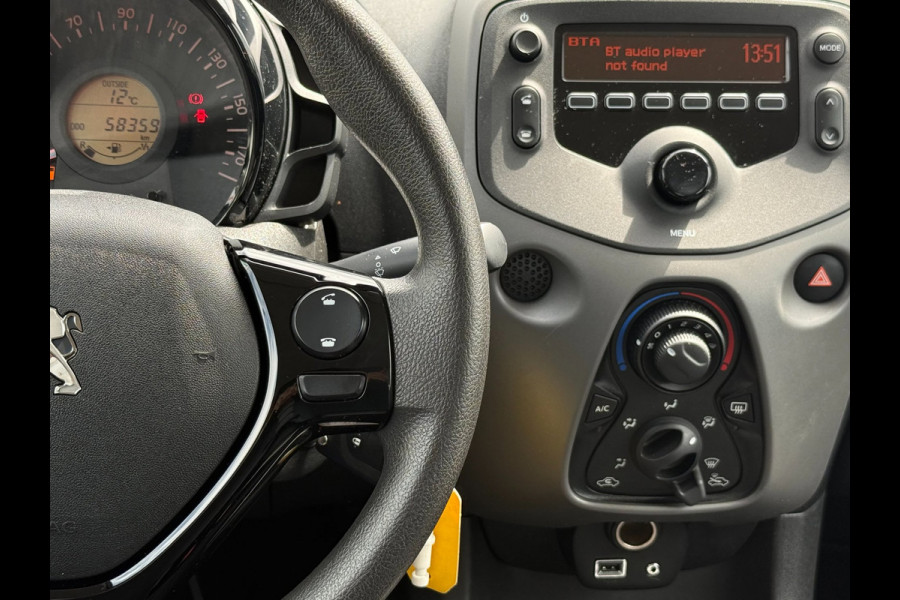 Peugeot 108 1.0 e-VTi Active| Radio| Airco| Start\Stop| Voorruitverwarming|