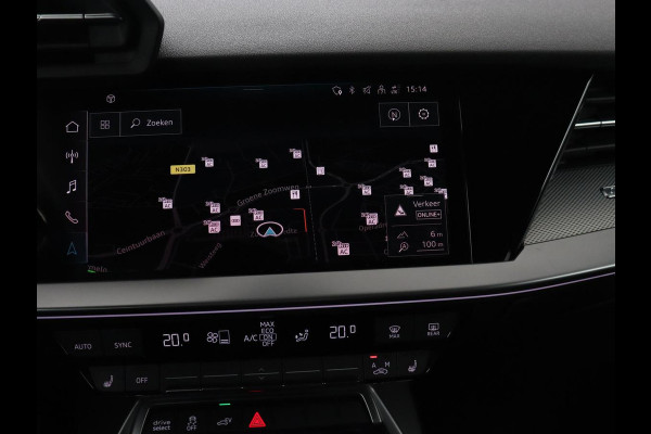 Audi A3 40 TFSIe Advanced edition | SOH 91,7% | Stoelverwarming | Carplay | Sportstoelen | Sfeerverlichting | Virtual Cockpit | Camera | Navigatie | Full LED | Bluetooth | Climate control | Cruise control | PHEV | Plug In