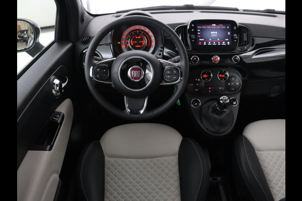 Fiat 500 1.0 Hybrid Dolcevita | Panoramadak | Half leder | Cruise control | Carplay | Climate control | Bluetooth | Lichtmetalen velgen