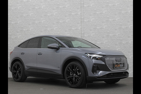Audi Q4 Sportback e-tron 40 77 kWh RS-Leder | Uniek Interieur! | ACC | 96% SOH | Sportstoelen | Stuurverwarming | 3-Zone Clima | Carplay | Getint Glas | Camera | Standkachel | LED | Dodehoek | Virtual-Cockpit | Navi |