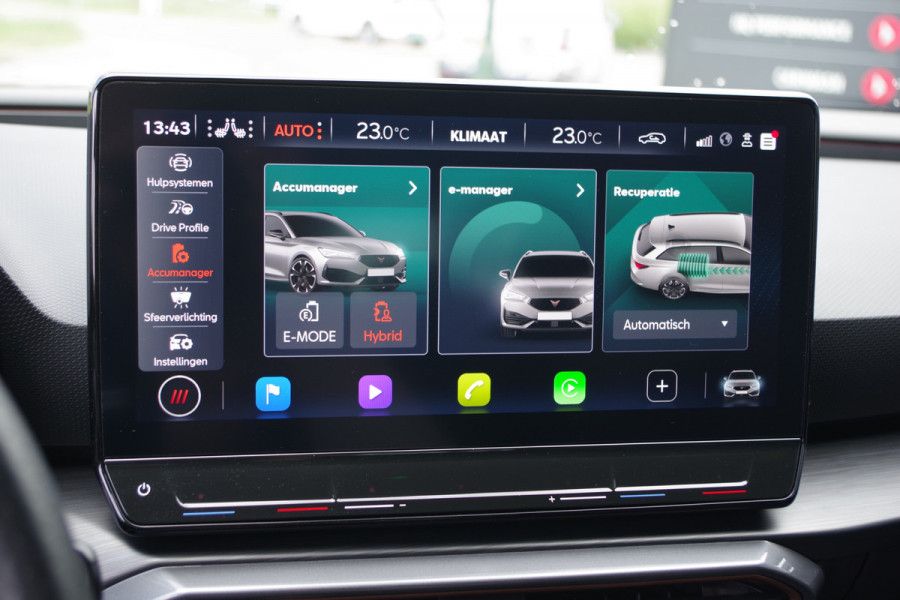 CUPRA Leon Sportstourer 1.4 e-Hybrid 204 PK BNS, Adap. Cruise Control, Stuur- & Stoelverwaming, Camera, LED