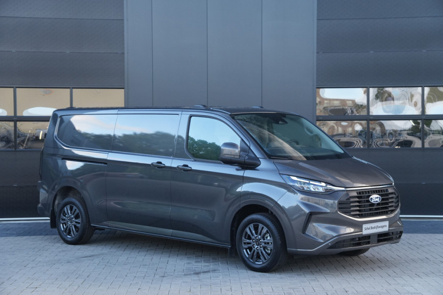 Ford Transit Custom 320 2.0 TDCI L2H1 Limited 170pk - 1+1 Stoel - 2x Schuif - ACC - Blind spot - Keyless - Stoel/Stuurverwarming - Navi - Rijklaar