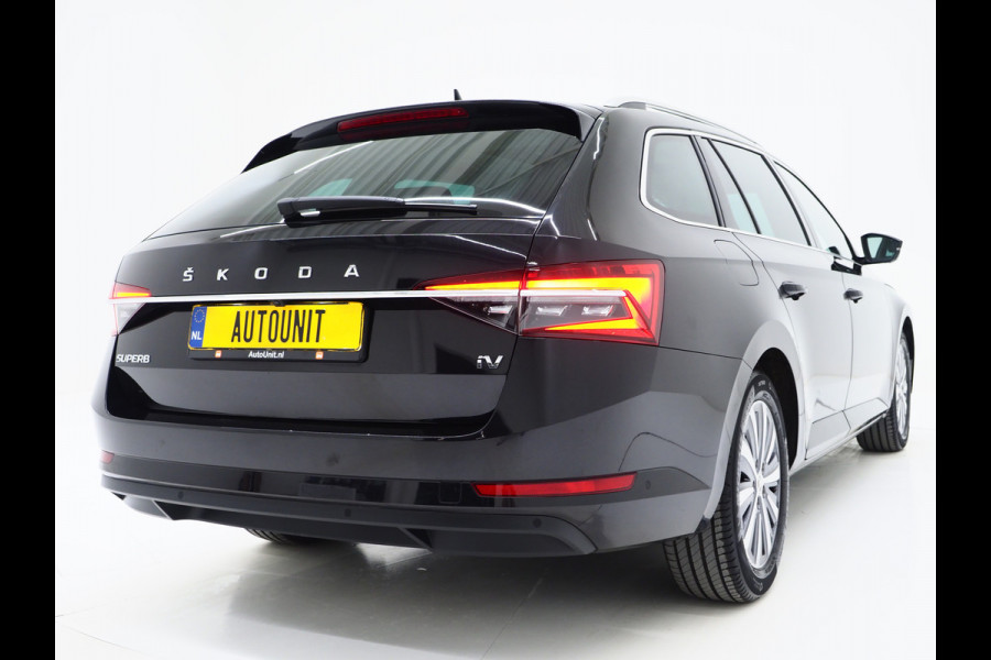 Škoda Superb Combi 1.4 TSI iV Style | Panoramadak | Trekhaak | Leder | 360 | Keyless | Adaptive Cruise | Memory | Carplay