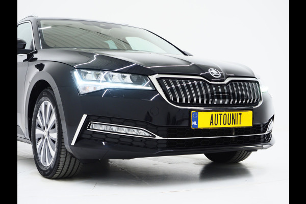 Škoda Superb Combi 1.4 TSI iV Style | Panoramadak | Trekhaak | Leder | 360 | Keyless | Adaptive Cruise | Memory | Carplay