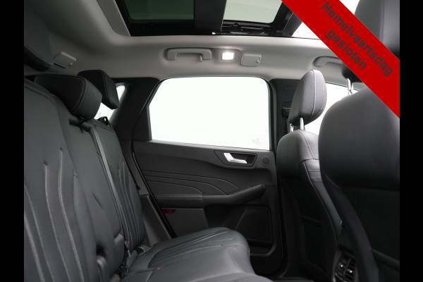 Ford Kuga 2.5 Vignale PHEV 225pk Dealer O.H. | Trekhaak Afn. | Panodak | Adaptive Cruise | Head Up | 360 Camera | Bang & Olufsen | Lederen Sportstoelen Memory & Verwarmd | Keyless | Achterbank Verwarmd | Blis | Stuur Verwarmd | Navigatie | DAB | Plug In Hybrid |