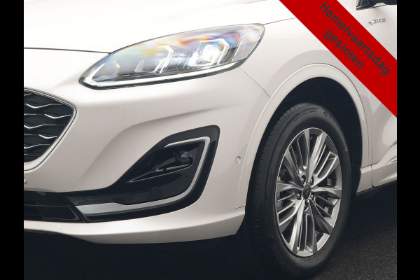 Ford Kuga 2.5 Vignale PHEV 225pk Dealer O.H. | Trekhaak Afn. | Panodak | Adaptive Cruise | Head Up | 360 Camera | Bang & Olufsen | Lederen Sportstoelen Memory & Verwarmd | Keyless | Achterbank Verwarmd | Blis | Stuur Verwarmd | Navigatie | DAB | Plug In Hybrid |