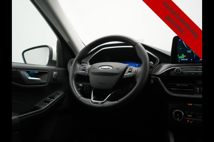Ford Kuga 2.5 Vignale PHEV 225pk Dealer O.H. | Trekhaak Afn. | Panodak | Adaptive Cruise | Head Up | 360 Camera | Bang & Olufsen | Lederen Sportstoelen Memory & Verwarmd | Keyless | Achterbank Verwarmd | Blis | Stuur Verwarmd | Navigatie | DAB | Plug In Hybrid |
