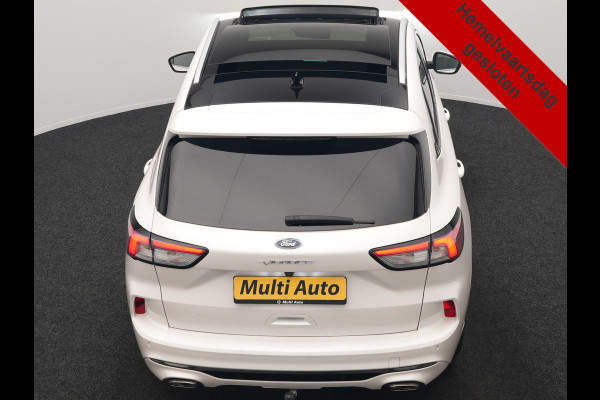 Ford Kuga 2.5 Vignale PHEV 225pk Dealer O.H. | Trekhaak Afn. | Panodak | Adaptive Cruise | Head Up | 360 Camera | Bang & Olufsen | Lederen Sportstoelen Memory & Verwarmd | Keyless | Achterbank Verwarmd | Blis | Stuur Verwarmd | Navigatie | DAB | Plug In Hybrid |