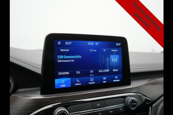 Ford Kuga 2.5 Vignale PHEV 225pk Dealer O.H. | Trekhaak Afn. | Panodak | Adaptive Cruise | Head Up | 360 Camera | Bang & Olufsen | Lederen Sportstoelen Memory & Verwarmd | Keyless | Achterbank Verwarmd | Blis | Stuur Verwarmd | Navigatie | DAB | Plug In Hybrid |