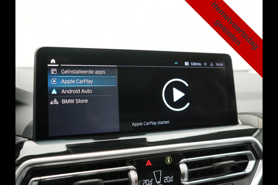 BMW X3 xDrive30e High Executive FACELIFT PHEV 293pk Dealer O.H. | Trekhaak Af Fabriek | Panodak | Camera | Lederen Sportstoelen Verwarmd | Apple Carplay | Park Assist | Navigatie | DAB | 18''L.M. | Plug In Hybrid |