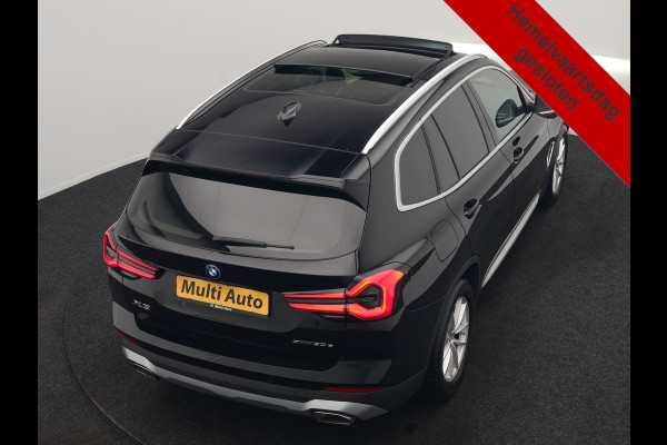 BMW X3 xDrive30e High Executive FACELIFT PHEV 293pk Dealer O.H. | Trekhaak Af Fabriek | Panodak | Camera | Lederen Sportstoelen Verwarmd | Apple Carplay | Park Assist | Navigatie | DAB | 18''L.M. | Plug In Hybrid |