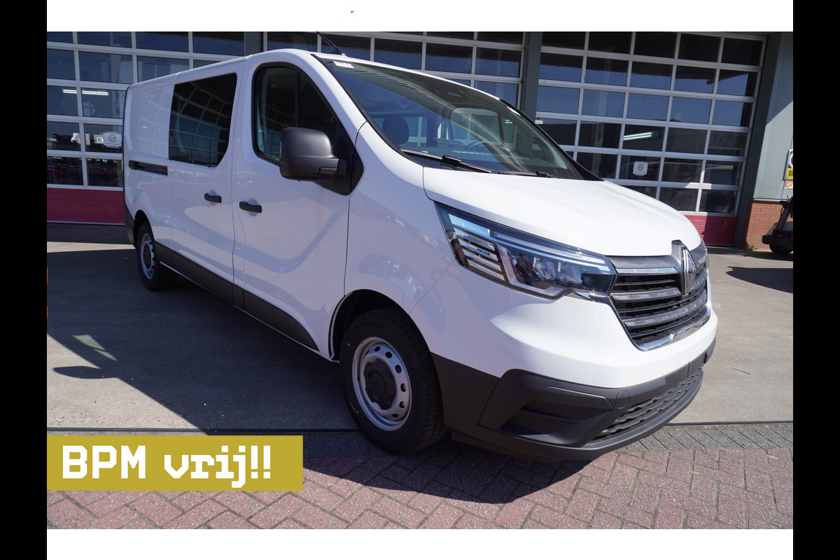 Renault Trafic 2.0 Blue dCi 130PK T29 L2H1 Dubbelcabine Nr. V017 | Airco |  Apple CP/Android auto | trekhaak