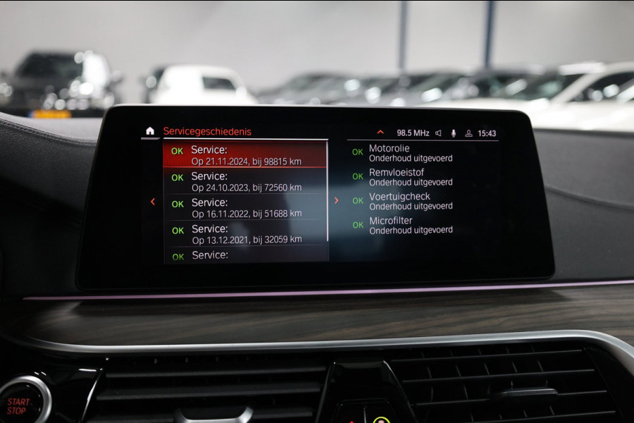 BMW 5 Serie 530e iPerformance High Executive LED/VIRTUAL/SFEER/SOFT/LEER+S.VERWARMING/LMV/CAM/ECC/12 MND GARANTIE