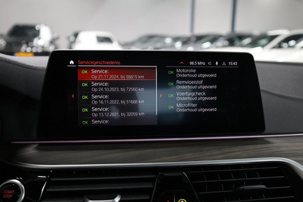 BMW 5 Serie 530e iPerformance High Executive LED/VIRTUAL/SFEER/SOFT/LEER+S.VERWARMING/LMV/CAM/ECC/12 MND GARANTIE