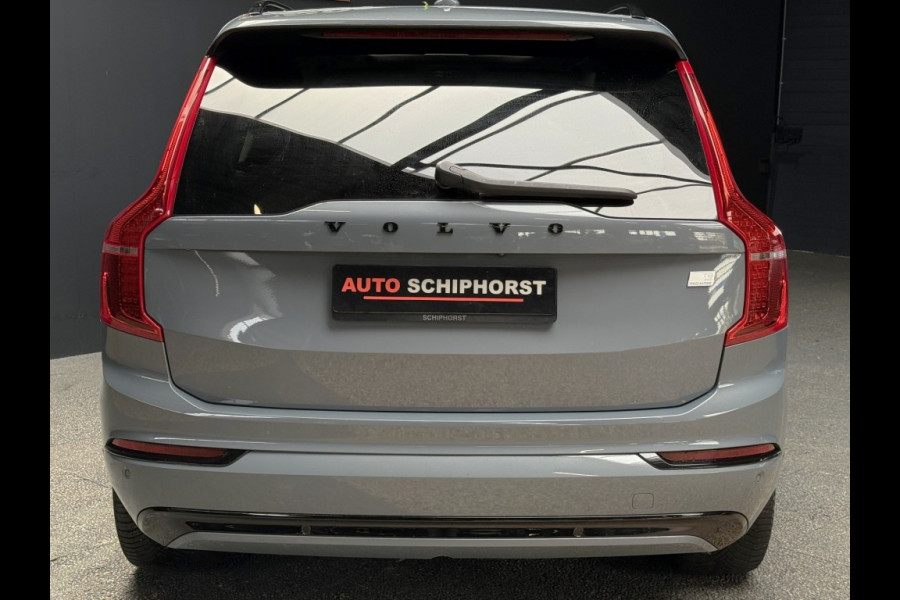 Volvo XC90 T8 Hybride long range Plus Dark THUNDER GREY 7 Zits All Black trekhaak 455pk 360 camera
