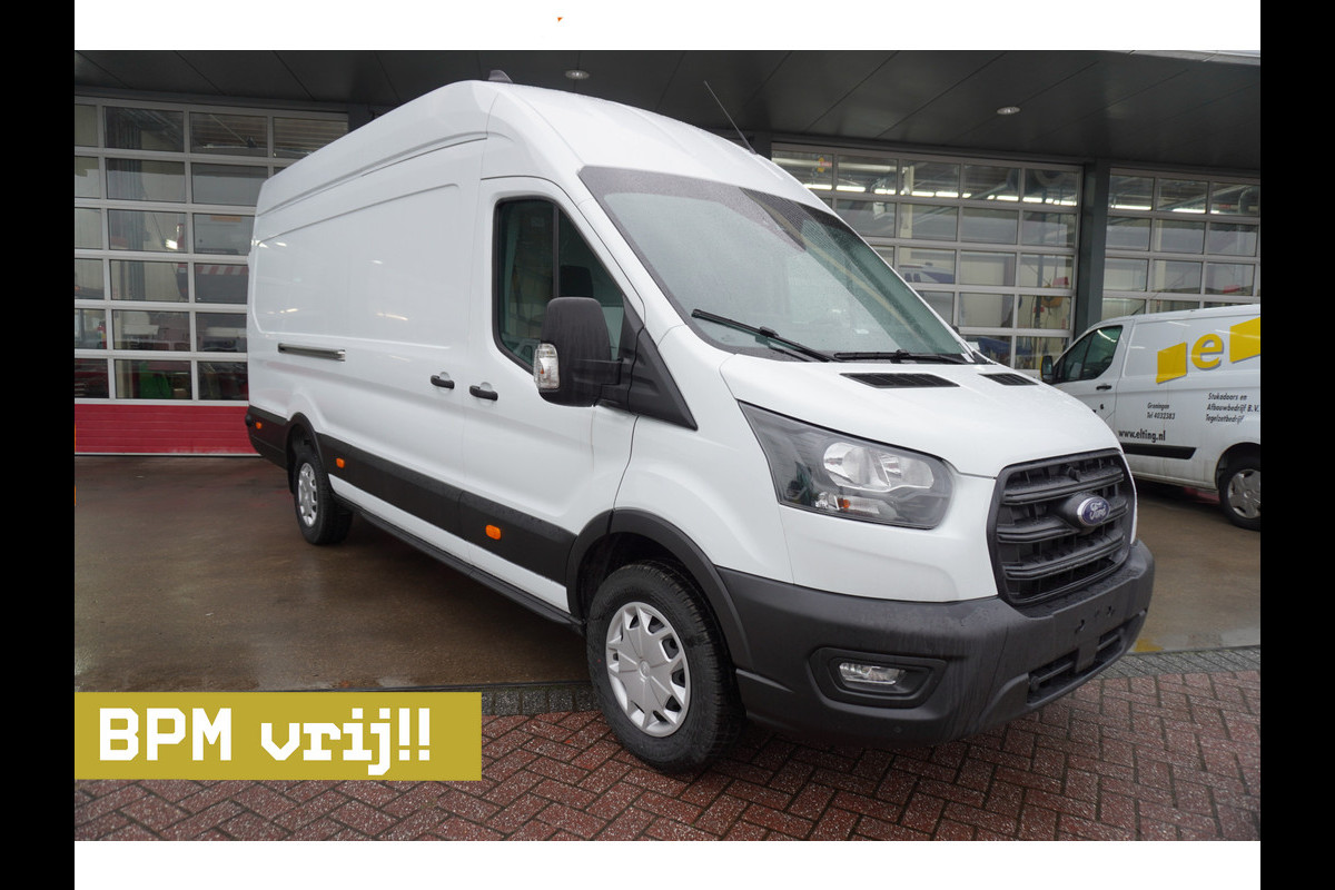Ford Transit 350E 2.0 TDCI 130PK L4H3 Trend Nr. V023 | Airco | Cruise | Navi | Trekhaak