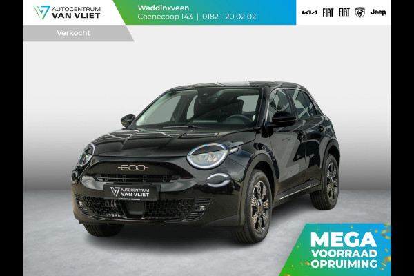 Fiat 600 1.2 Hybrid 110pk Black Edition | Uit voorraad leverbaar !