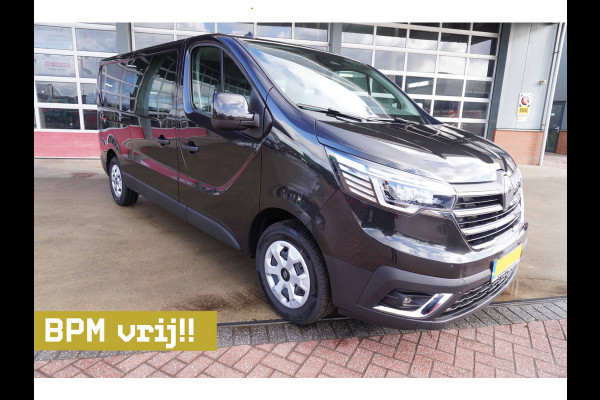 Renault Trafic 2.0 Blue dCi 130PK T29 L2H1 Advance Dubbelcab. schuifdeur L+R Nr. V134 | Airco | Cruise | Camera |Trekhaak | Apple CP- Android auto | Betimmering