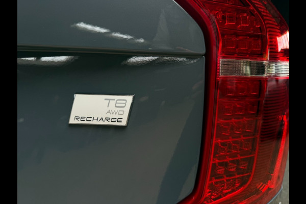 Volvo XC90 T8 Hybride long range Plus Dark THUNDER GREY 7 Zits All Black trekhaak 455pk 360 camera